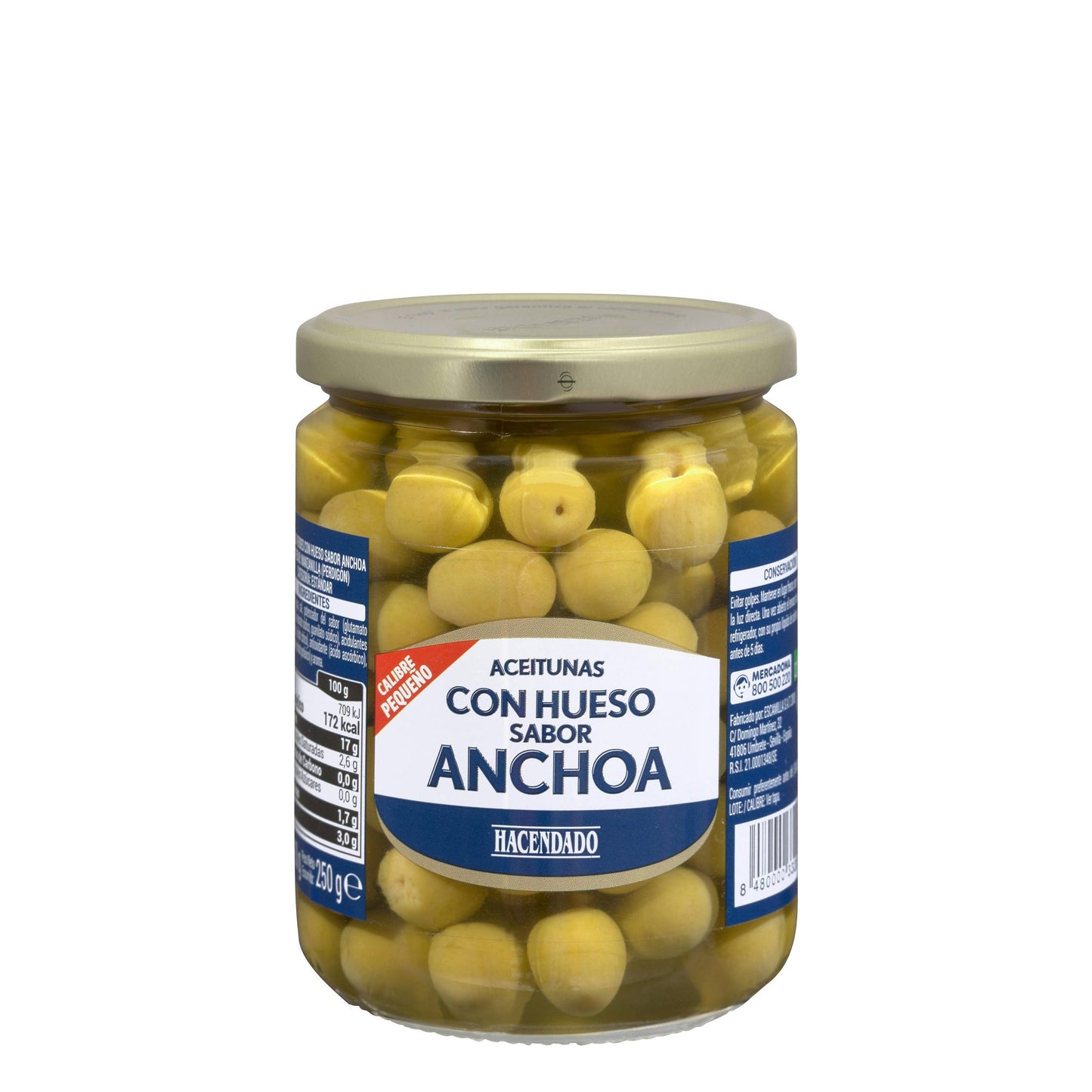 Aceitunas Verdes con Hueso Hacendado