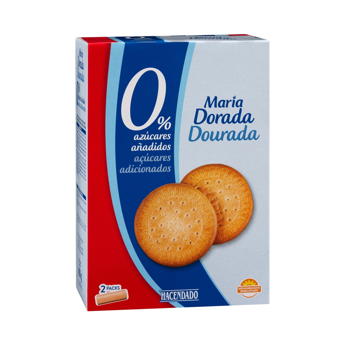 Hacendado María Dorada Cookies 0% Added Sugars