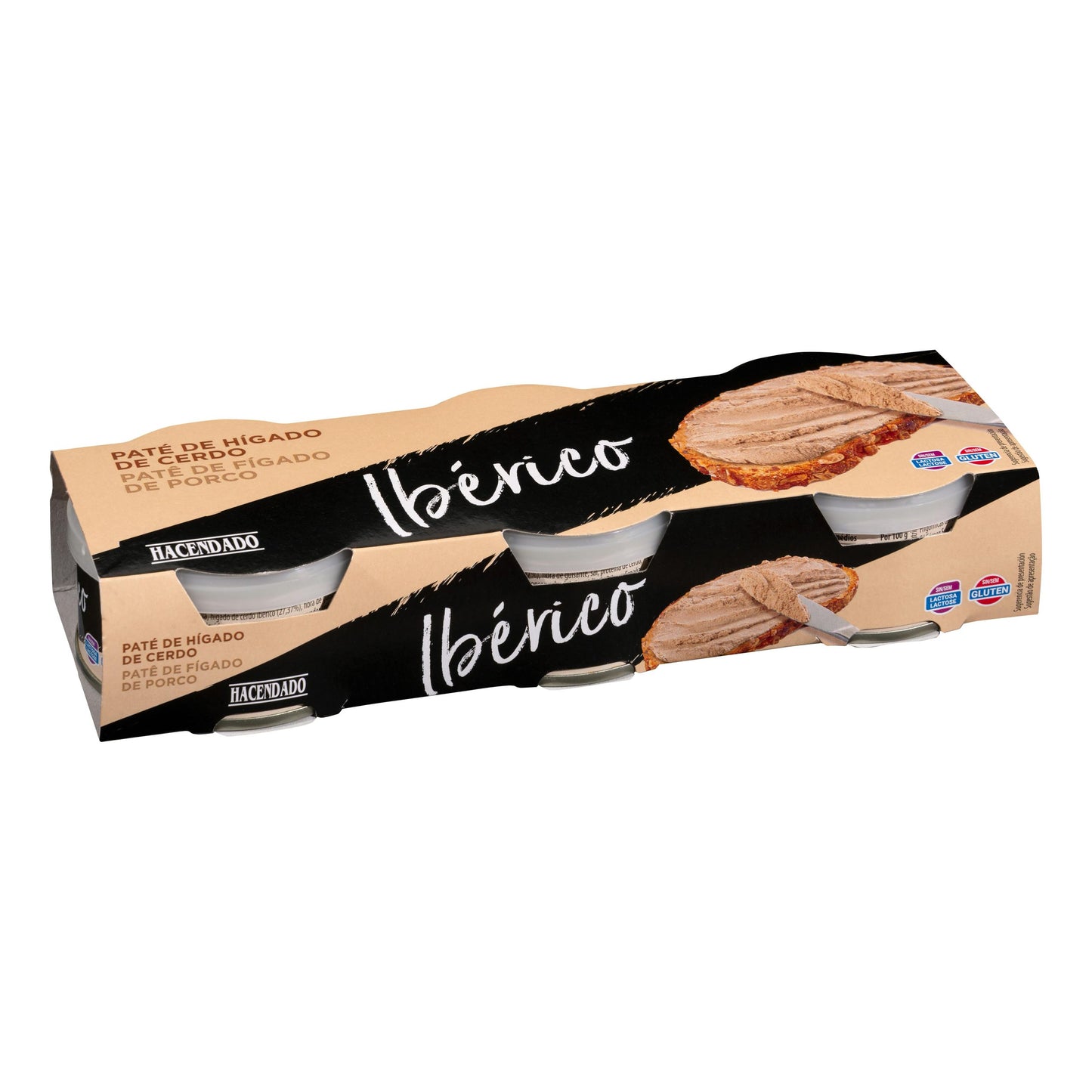 Paté de Cerdo Ibérico Hacendado Pack3