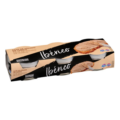 Paté de Cerdo Ibérico Hacendado Pack3