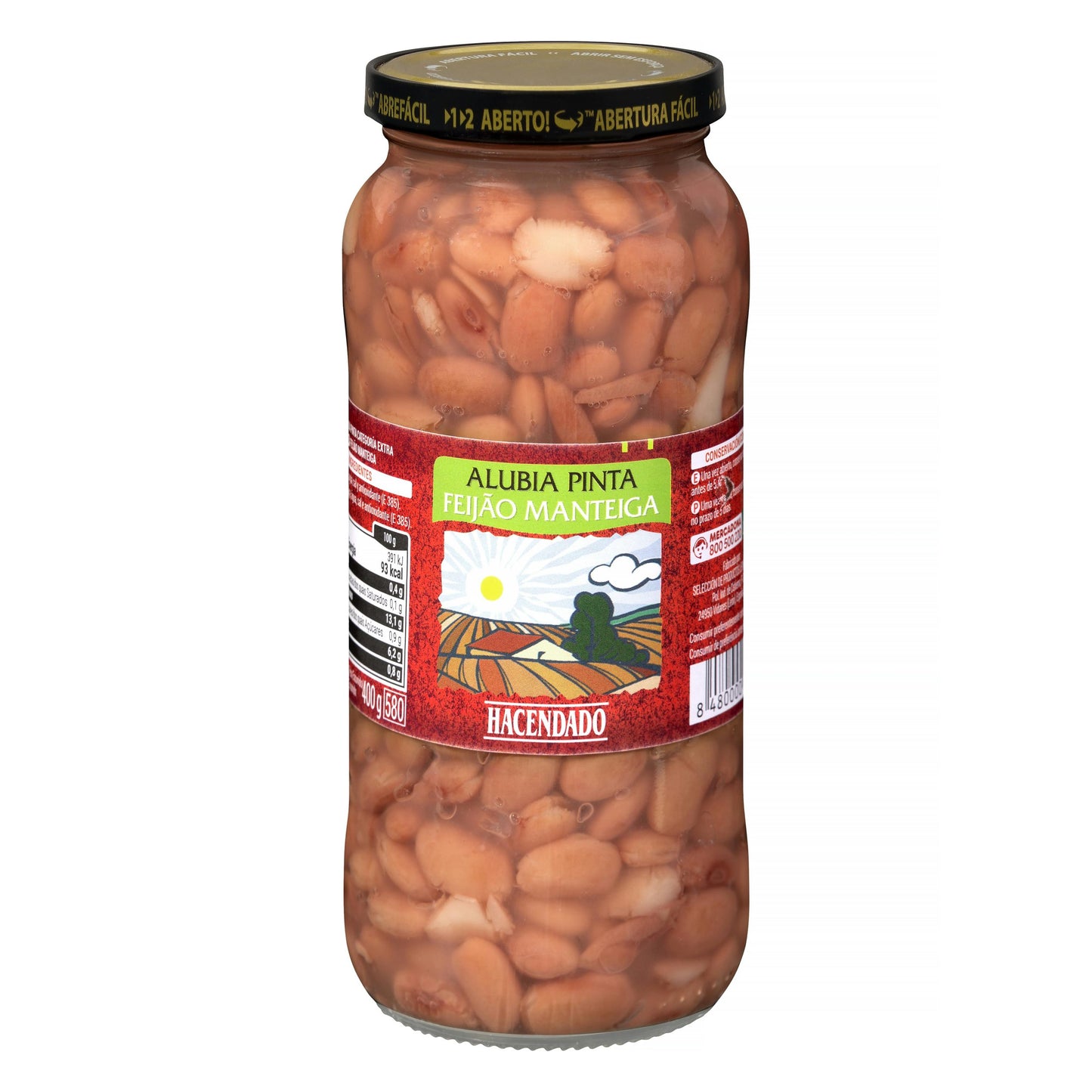 Alubia Cocida Pinta Hacendado