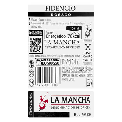Vino Rosado D.O La Mancha Fidencio
