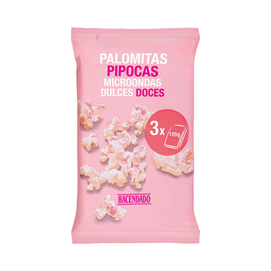 Palomitas de Maíz Dulces Hacendado para Microondas