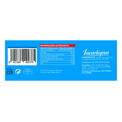 Jamón Serrano Incarlopsa