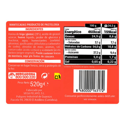 Hacendado Mantecadas