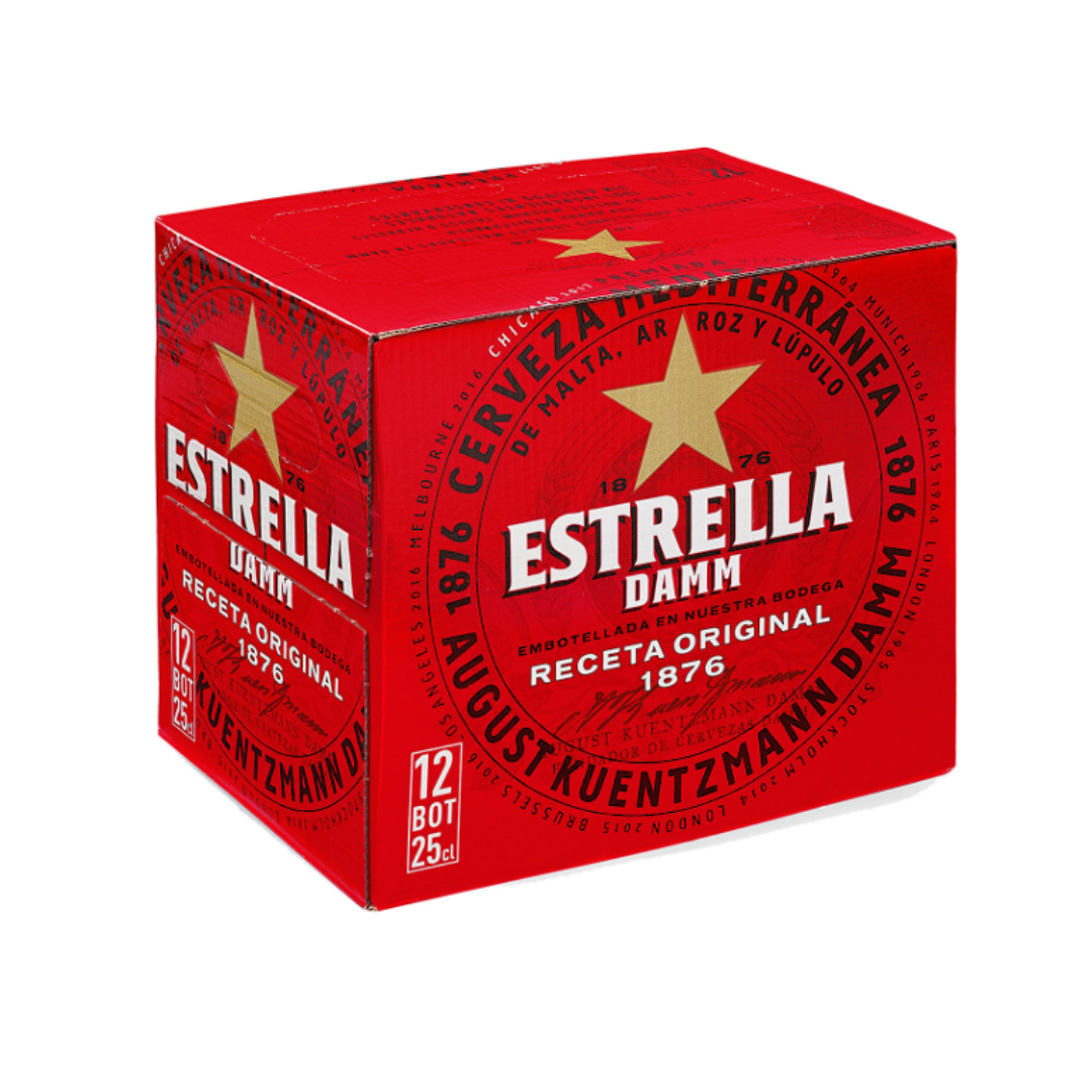 Cerveza Estrella Damm 12x25CL
