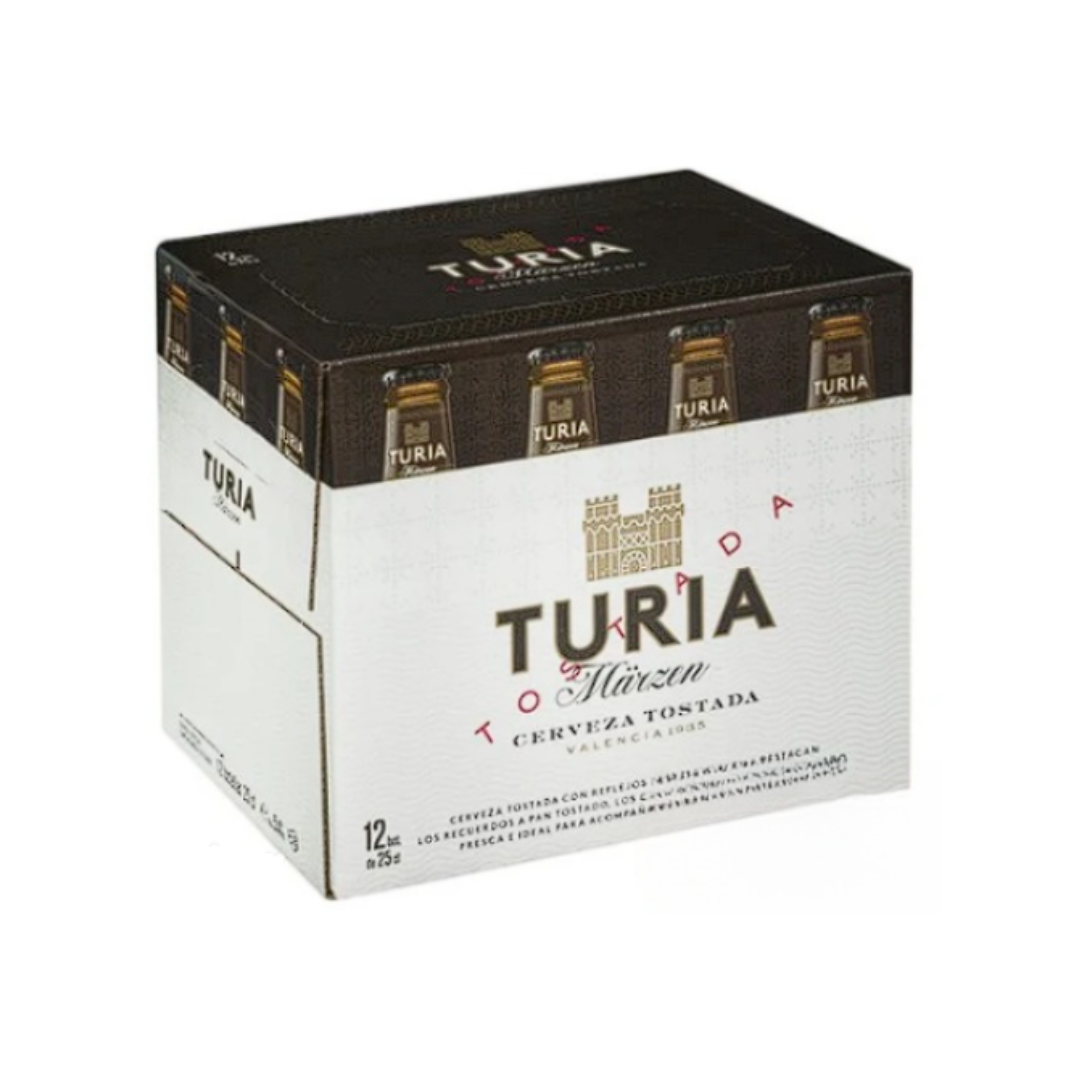 Cerveza Tostada Turia 12x25