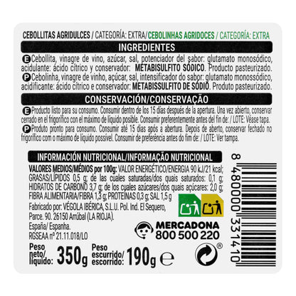 Cebollitas Hacendado