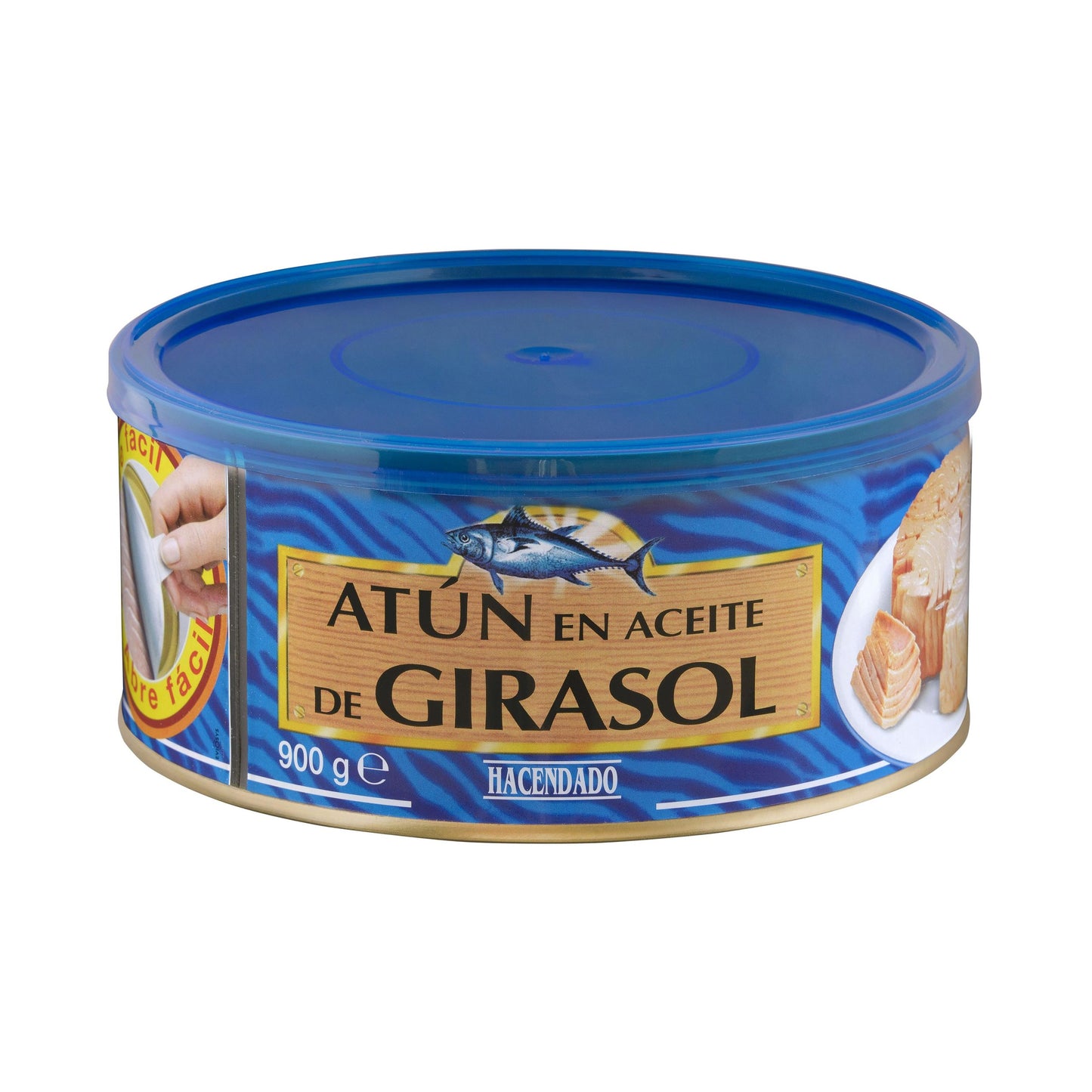 Atún en Aceite de Girasol Hacendado 900GR