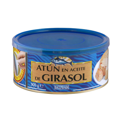 Atún en Aceite de Girasol Hacendado 900GR