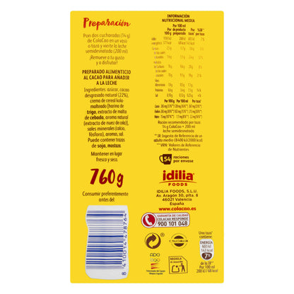 ColaCao Original Soluble Cocoa 760GR