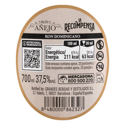 Ron Añejo La Recompensa