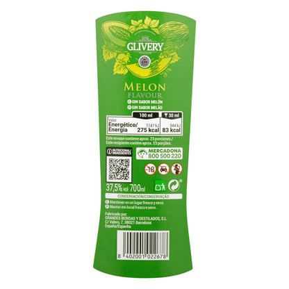 Ginebra Sabor Melón Gin Glivery