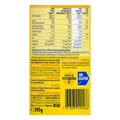 Nesquik Instant Soluble Cocoa 390g