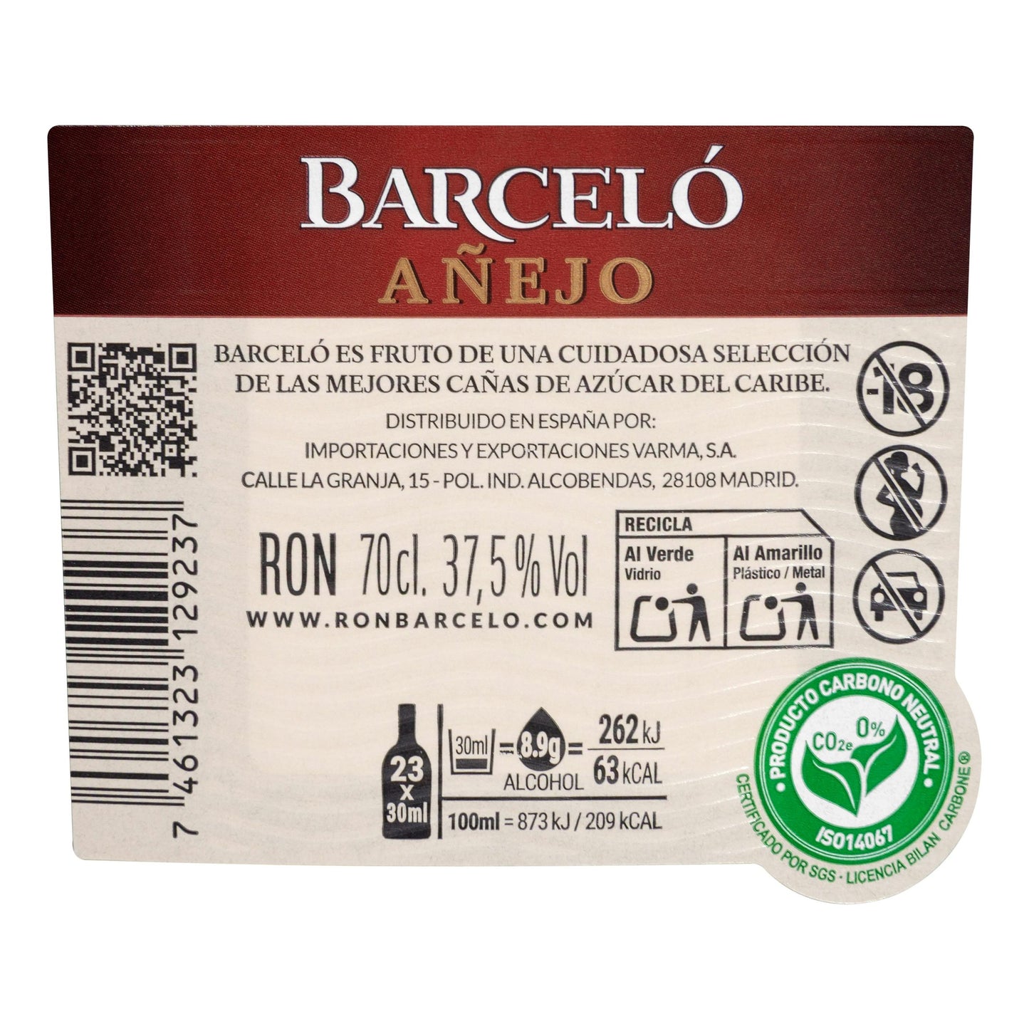 Ron Dominicano Añejo Barceló