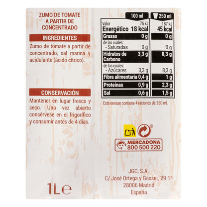 Zumo de Tomate Hacendado