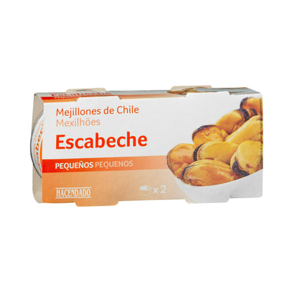 Mejillones en Escabeche Hacendado Pequeños 13/18 Piezas