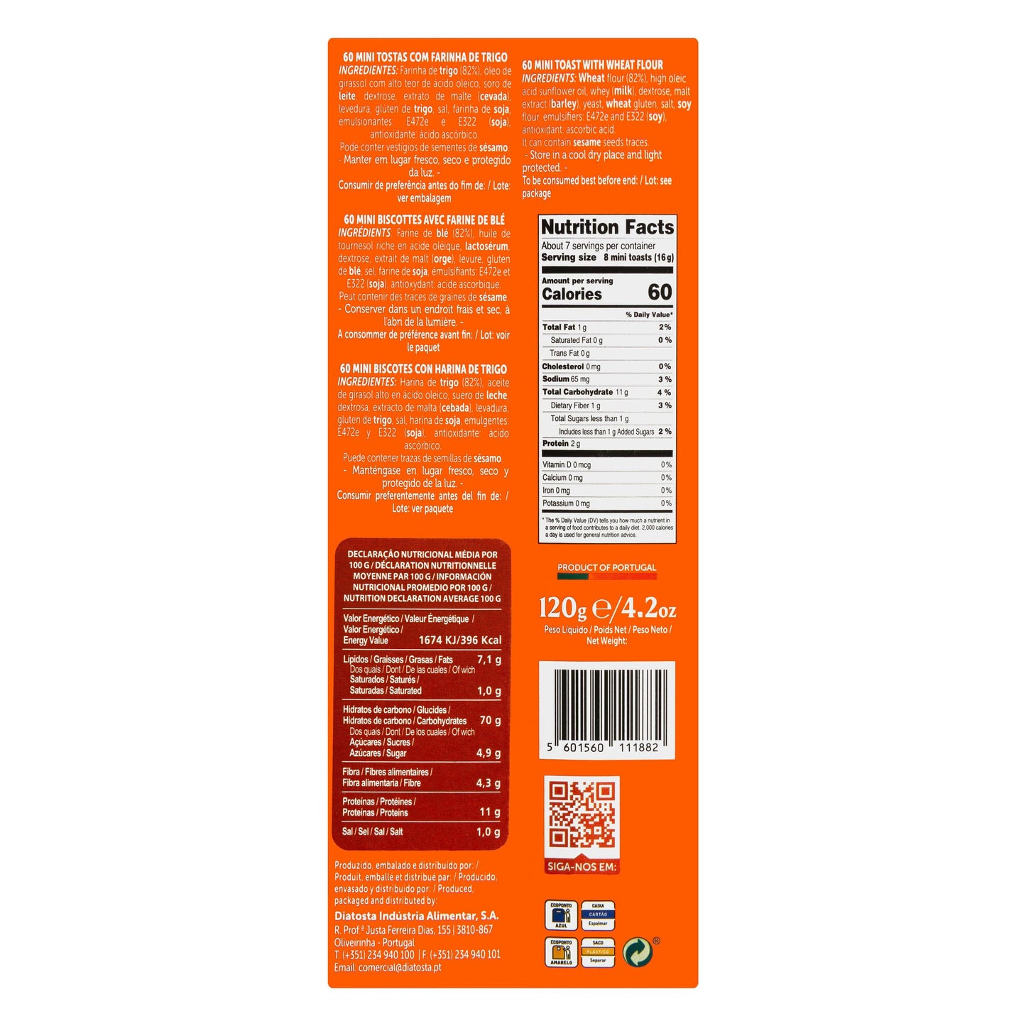 Mini Tostas de Trigo Minigrill