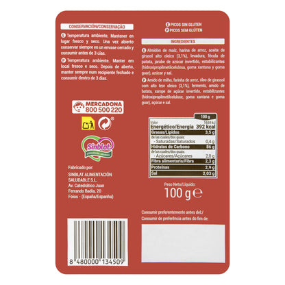 Picos sin Gluten Hacendado