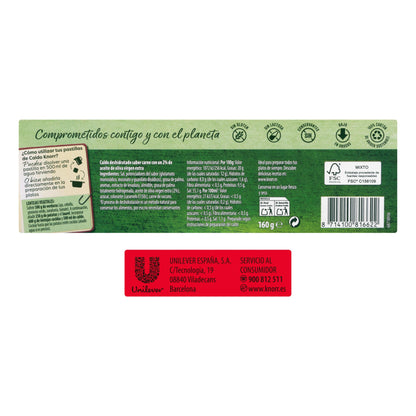 Doble Caldo Sabor Clásico Carne Knorr en Pastillas