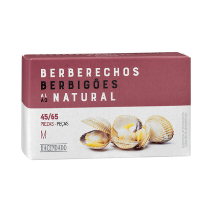 Berberechos al Natural Hacendado 45/65 Piezas