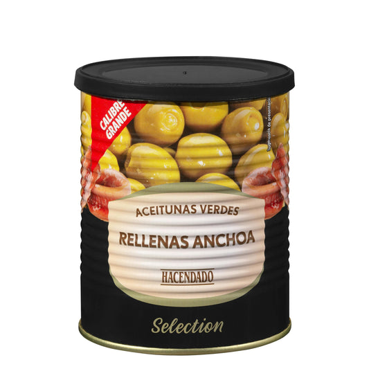 Aceitunas Verdes Rellenas de Anchoa Hacendado