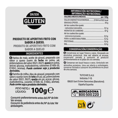 Cuquitos Sabor Queso Hacendado