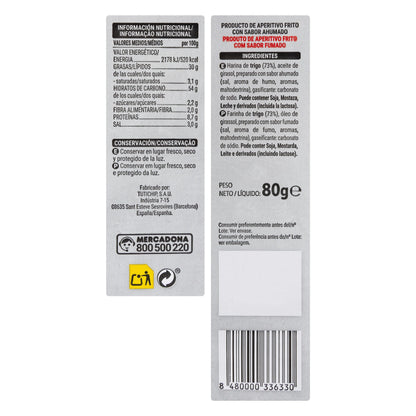 Trigo Snack Sabor Ahumado Hacendado