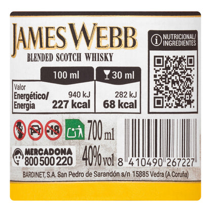Whisky Escocés James Webb