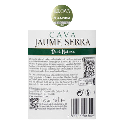 Cava Brut Nature Jaume Serra