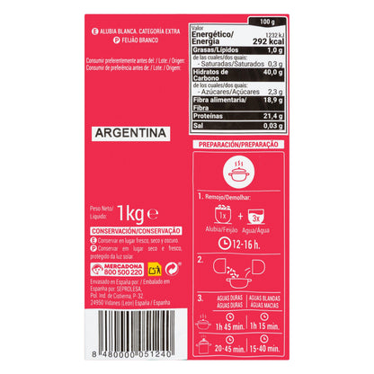 Alubia Blanca Hacendado