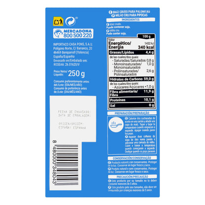 Palomitas de Maíz Hacendado