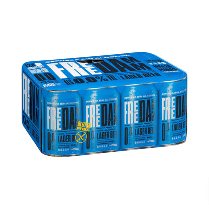 Cerveza Sin Gluten Free Damm 0,0% Sin Alcohol 12x33CL
