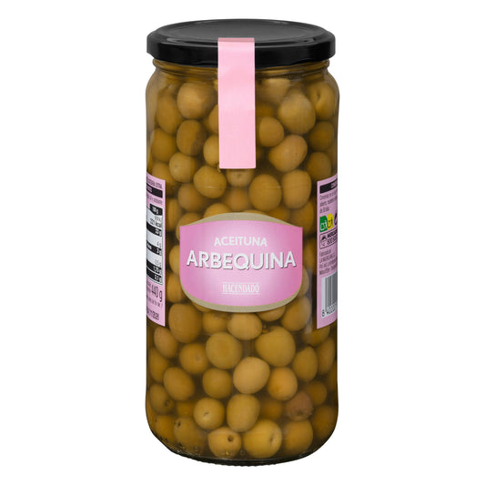 Aceitunas Verdes Arbequina con Hueso Hacendado