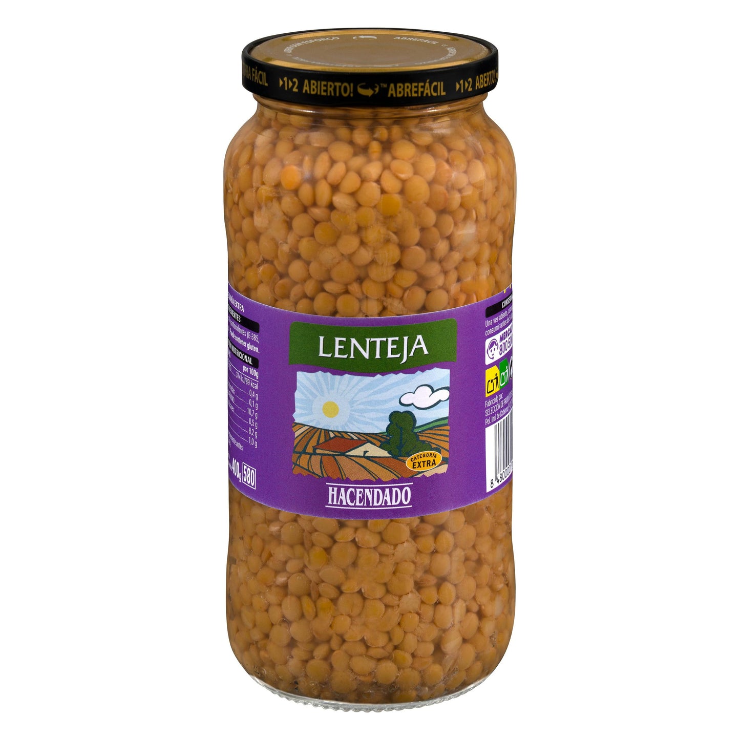 Lenteja Cocida Hacendado 570GR