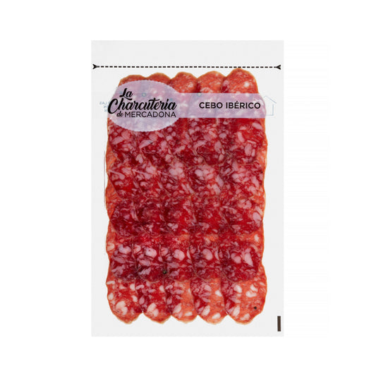 Salchichón de Cebo Ibérico Cortado a Máquina