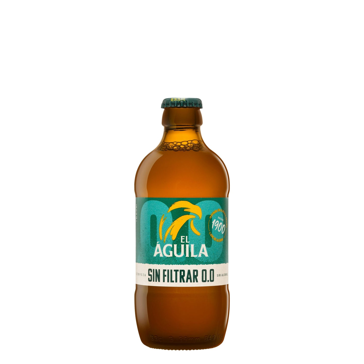 Cerveza 0,0% Sin Alcohol El Águila Sin Filtrar 6x33CL