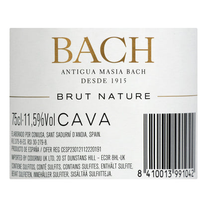 Cava Brut Nature Bach Extrísimo