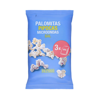 Palomitas de Maíz con Sal Hacendado para Microondas