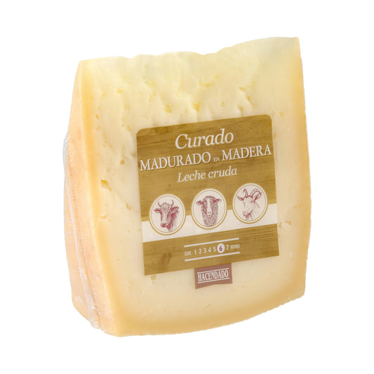 Queso Curado Mezcla Madurado en Madera Hacendado
