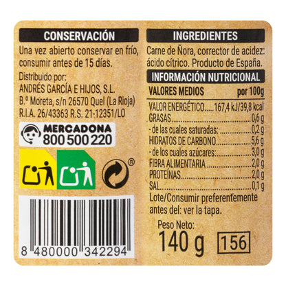 Carne de Ñora Hacendado