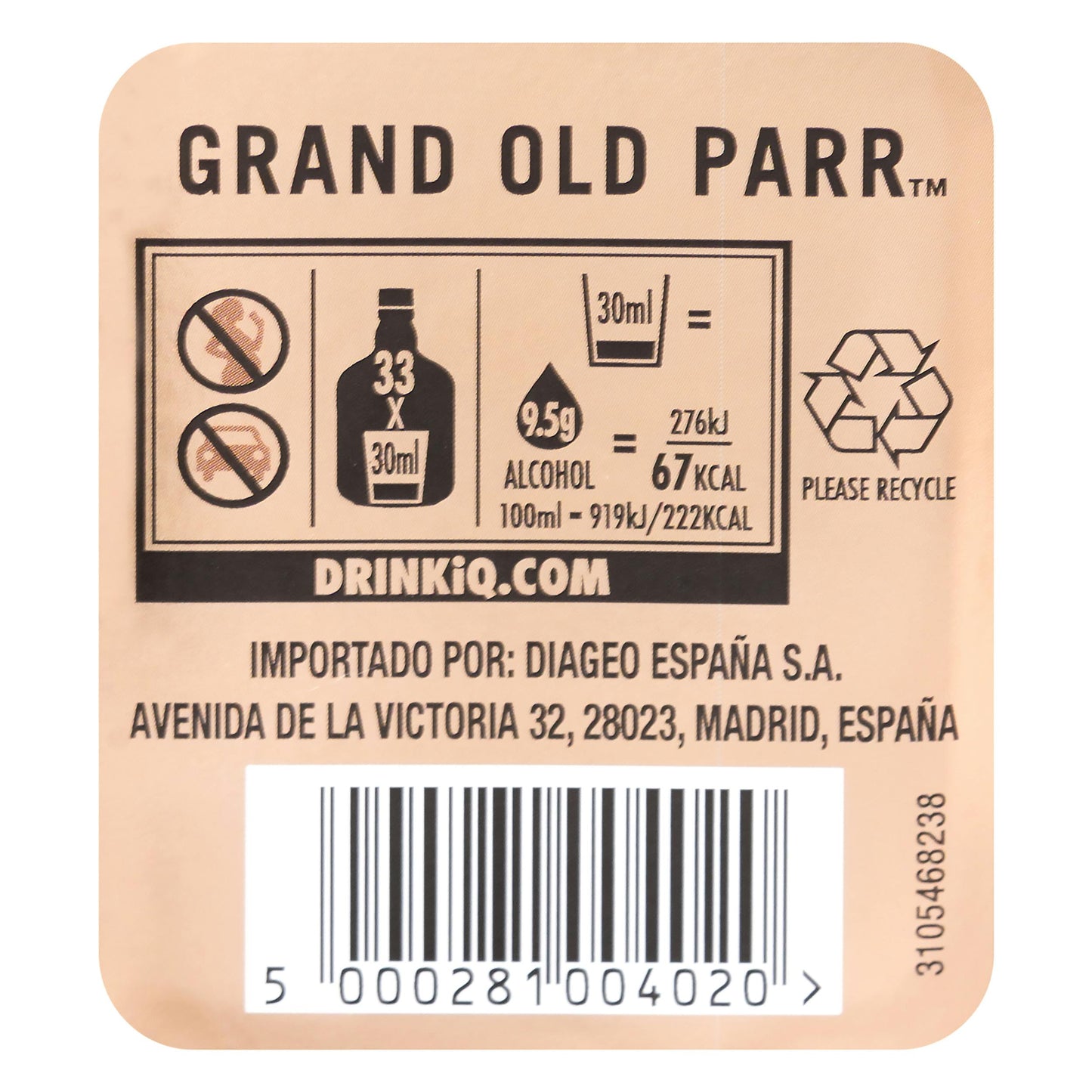 Whisky Escocés Grand Old Parr 12 años