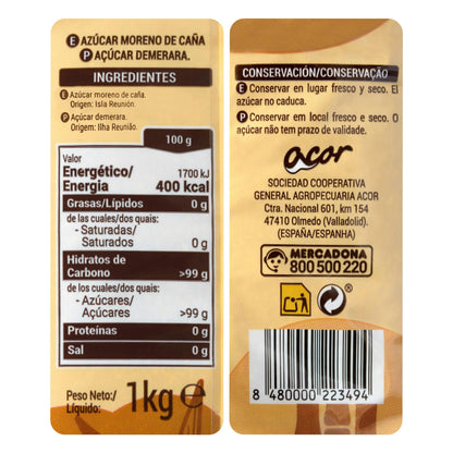 Hacendado Brown Cane Sugar