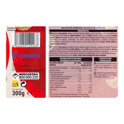 Cocktail Galletitas de Aperitivo Hacendado