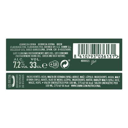 Cerveza Doble Malta Voll-Damm 33CL