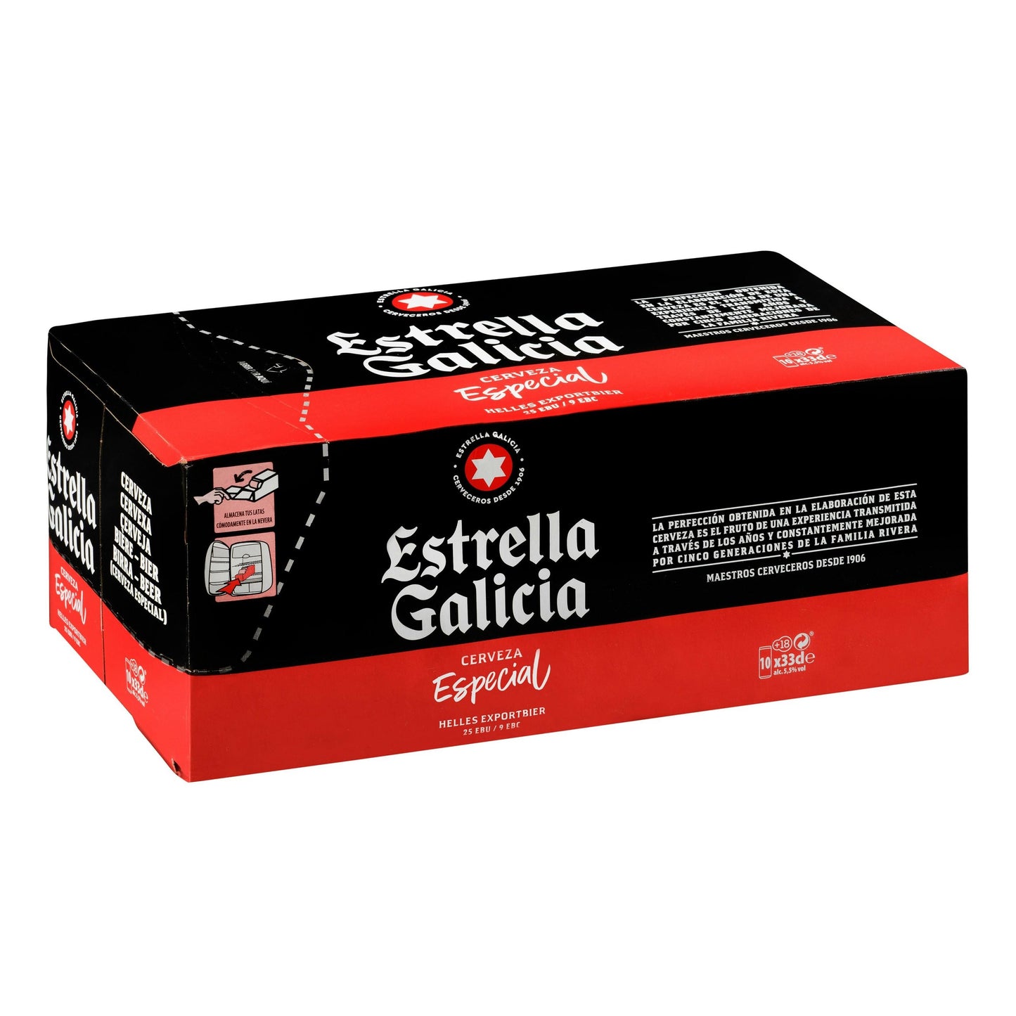 Cerveza Especial Estrella Galicia 10x33CL