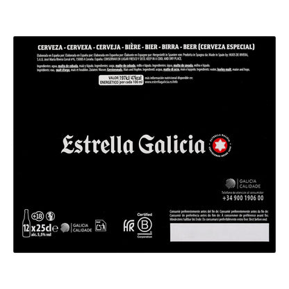 Cerveza Especial Estrella Galicia 12x25CL
