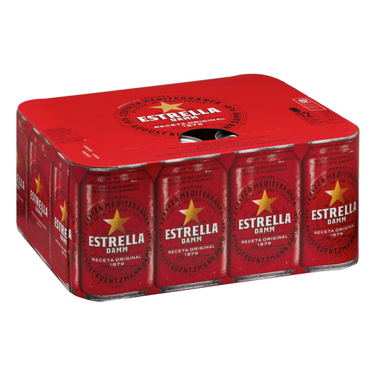 Cerveza Estrella Damm 12x33CL