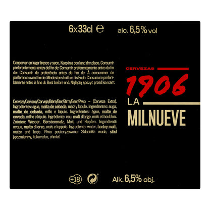 Cerveza Extra 1906 Reserva Especial 6x33CL