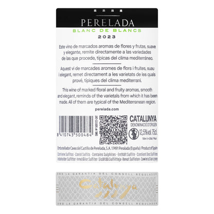 Vino Blanco D.O Catalunya Perelada Blanc de Blancs